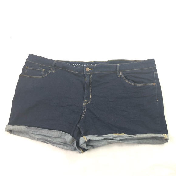 Ava & Viv Pants - Ava & Viv Women’s Blue Jeans Shorts 24